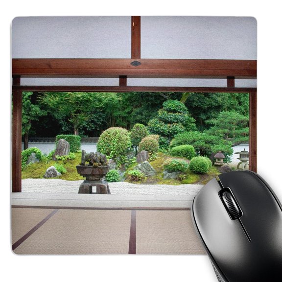 3dRose, Traditional Architecture and Zen Garden, Kyoto, Japan-AS15 STE0083 - Shin Terada, MousePad