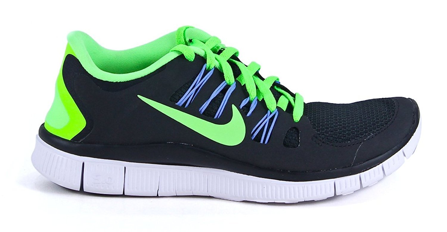 Nike - Nike Women's Free 5.0+ black/ volt/ white 580591 034 size 6 - Walmart.com - Walmart.com
