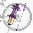 thumbnail image 4 of Cubo de 32 orificios de aluminio Ally  bicicleta de montaña 7-11 cubo de freno de disco de velocidad Morado trasero Zulema bujes de bicicleta de montaña, 4 of 8