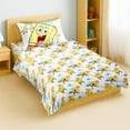 thumbnail image 2 of Spongebob Sheet Set - Bundle of Spongebob Bedding Including: Flat Sheet, Fitted Sheet, and Pillowcase for Twin Bed Plus Stickers, More for Kids, 2 of 4