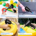 thumbnail image 4 of Monstrate Soplador de polvo de aire ABS, reemplazo profesional portátil, de mano, ajustable, para coche, recargable, interfaz tipo C, plumero Suministros de limpieza para el hogar, 4 of 6