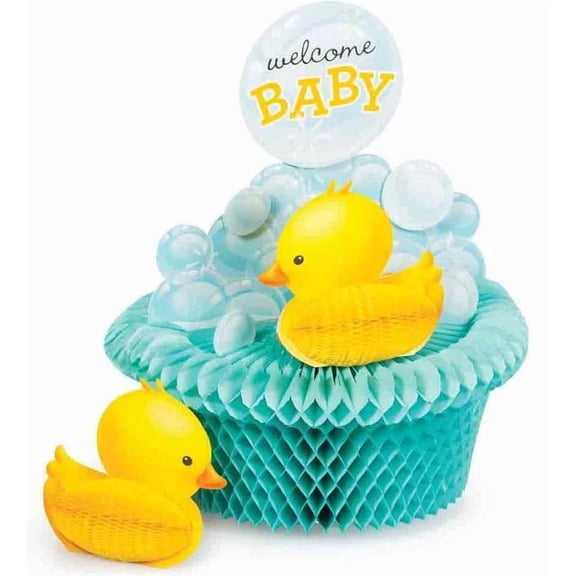 VAULT- Bubble Bath Rubber Ducky Duck Animal Baby Shower Party Decoration Centerpiece