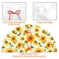 thumbnail image 4 of Sikiie European-style Pattern Sunflower 30-48 inches {designName} Print Christmas Tree Skirt Snowman Xmas Tree Skirt with Edge Christmas Decorations for Holiday Party48", 4 of 7