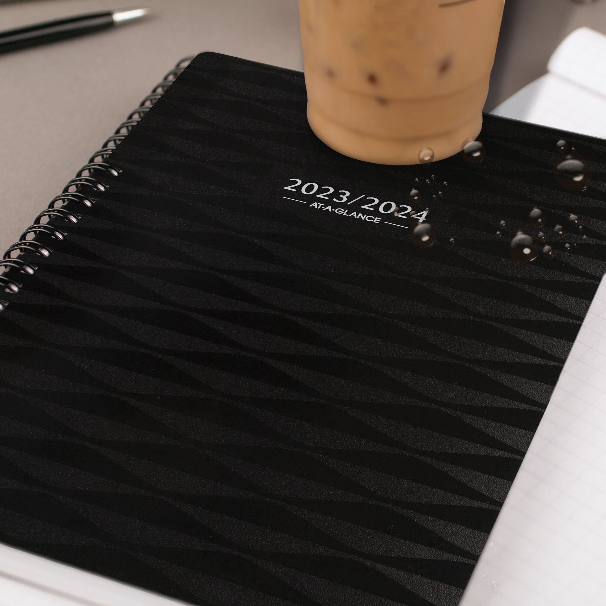 AT-A-GLANCE Elevation Academic 2023-2024 Weekly Monthly Planner Black Small 5 12