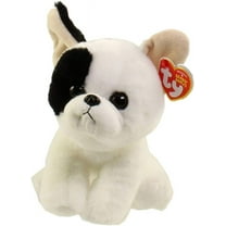 Ty Beanie Baby - MAECEL the French Bulldog (6" Regular Size Plush) BONUS 1 FUN CHOPS