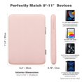 thumbnail image 2 of Funda para tablet MoKo de 9 a 11 pulgadas para iPad Air 5 10.9 2022, color rosa, 2 of 8