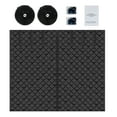 thumbnail image 6 of KFFKFF Winter Garage Door Screen, Dimensions: 8.3x7.15FT, Thermal Insulation Curtain Kit, Crafted from 300D Oxford Fabric with a Magnetic Closure and Weighted Base for Simple Installation, 6 of 9