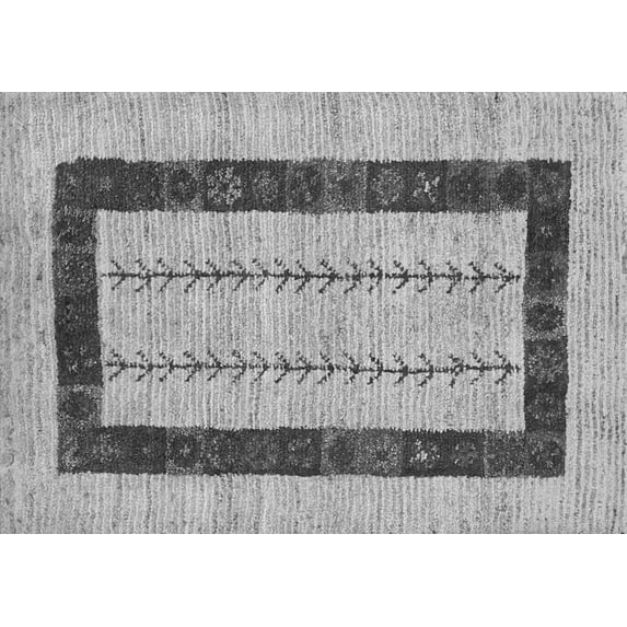 Ahgly Company Indoor Rectangle Solid Gray Modern Area Rugs, 8' x 12'