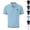 I02 Light Blue, variant on Men's Waffle Knit Ice Silk Quick Dry Breeze Polo Shirts Striped Logo Print Short Sleeve Moisture Wicking Tops Everyday & Vacation Wear ,L02 Black,L