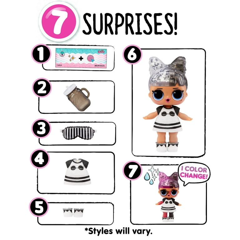 L.O.L. Surprise! LOL Surprise Activity Toy Set for Girls by ColorBoxCrate 7  Pack Includes 3 LOL