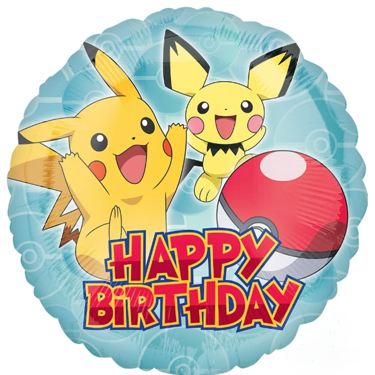 Pokemon GO Pikachu 17 Piece Balloon Bouquet Party Decoration Happy Birthday