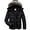 Black, variant on Men's Waterproof Winter Puffer Jacket with Detachable Hood - Warm Heavy Duty Bubble Coat, Windproof Ski Parka for Snow & Outdoor Dark Grey X-Large