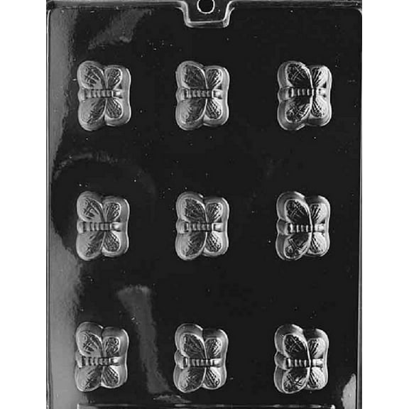 Grandmama's Goodies AO098 Butterfly Chocolate Candy Soap Mold with Exclusive Molding Instructions