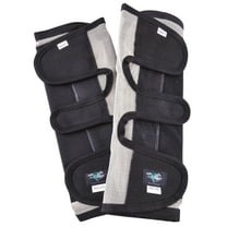 Horse Sense Fly Leg Wraps | Gray/Black | Full Pair