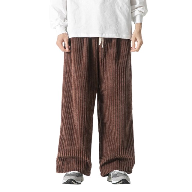 SGMVNU Pantalon Décontracté pour Homme Extensible - Coupe Ajustée, Jambe Droite, Pantalon Rétro Hop, Pantalon Style Jeans de Rue, Pantalon Habillé Décontracté pour Homme (Taille XXXXXL, Brun)