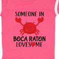 thumbnail image 4 of Inktastic Someone in Boca Raton Loves Me Boys or Girls Baby Bodysuit, 4 of 5