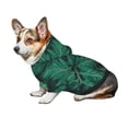 thumbnail image 7 of Haiem Green Leave Fern for Winter Dog Hoodie Sweatshirts with Pockets Warm Dog Clothes for Small Dogs Chihuahua-Large, 7 of 7