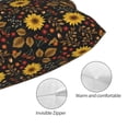 thumbnail image 3 of Yiaed Fall Daisy Leaf Print Brushed Microfiber Envelope Pillowcases, Standard,Envelope Closure Pillow Cases(No pillow core)-20"x30", 3 of 6