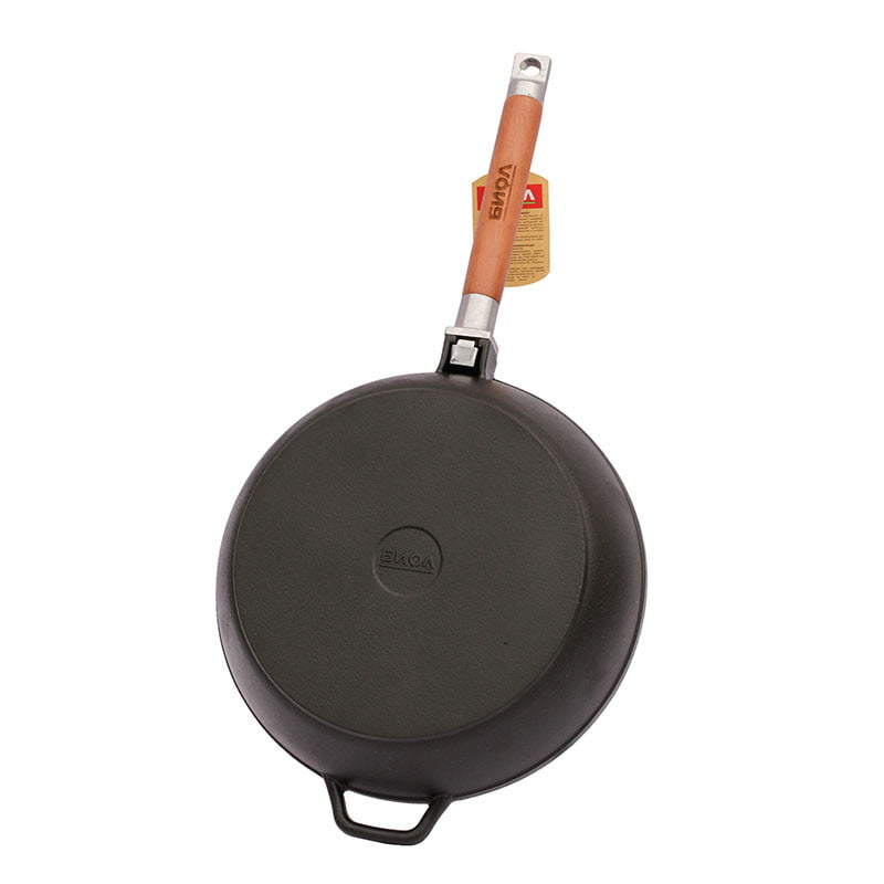 26 cm Removable Handle Induction Cast Iron Frying Pan/Skillet 24 
