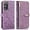 Purple for Samsung Galaxy S20 5G, variant on Design for Samsung Galaxy S20 5G Crossbody Wallet Case with PU Leather Card Holder Slots Kickstand Magnetic Closure Flip Folio Zipper Handbag Cases Shockproof Protective Cover Women Purple