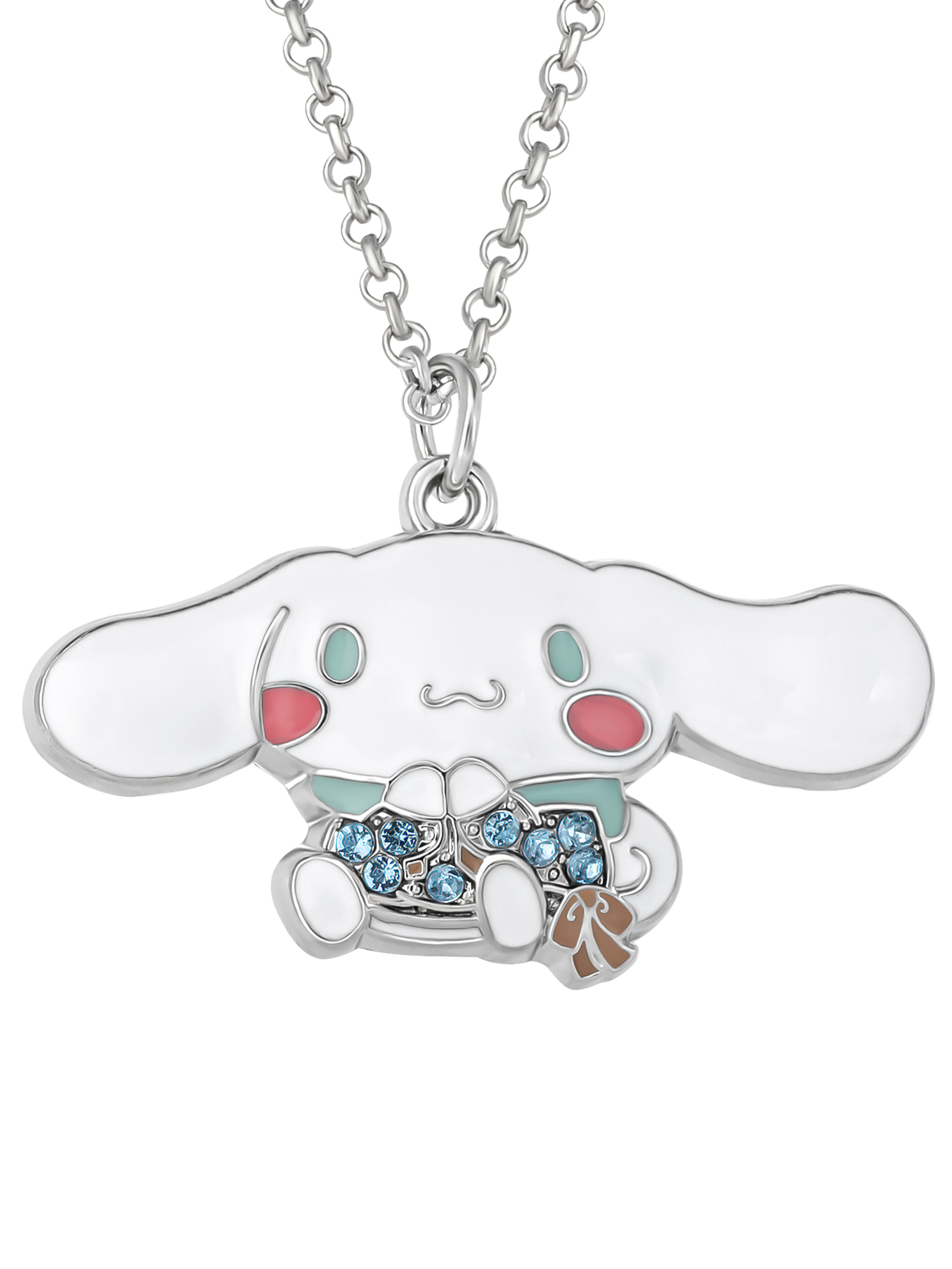 Sanrio Girls/Tween Cinnamoroll Pendant, 16" Chain + 3" Extender