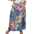 thumbnail image 2 of Nmnitkp Skirts for Women Stylish Prints Maxi Skirts for Women Ankle Length Skirt Casual Long Skirt High Waisted Maxi Skirt Reg and Skirt Long Skirt with Pockets（Halloween Print）, 2 of 5
