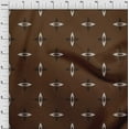 thumbnail image 3 of oneOone Georgette Viscose Fabric Arrow Ikat Print Sewing Fabric BTY 42 Inch Wide, 3 of 4
