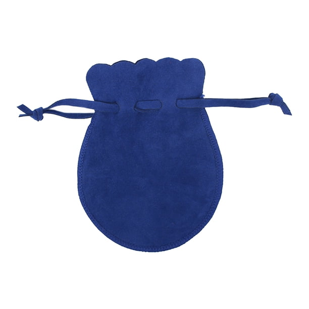 Mini bolsa con cordón de 50 Uds., bolsas de regalo portátiles elegantes, bolsas de joyería de operación Simple, embalaje organizador para el Ropa, zapatos y accesorios Miscelánea Azul oscuro 1 Qarigey AP018070-09