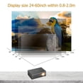 thumbnail image 4 of AZXY Projector,Mini Projector,Mini Projector for Phone,Movie Projectors,Smart Projector with Bluetooth and Wifi, 4 of 5