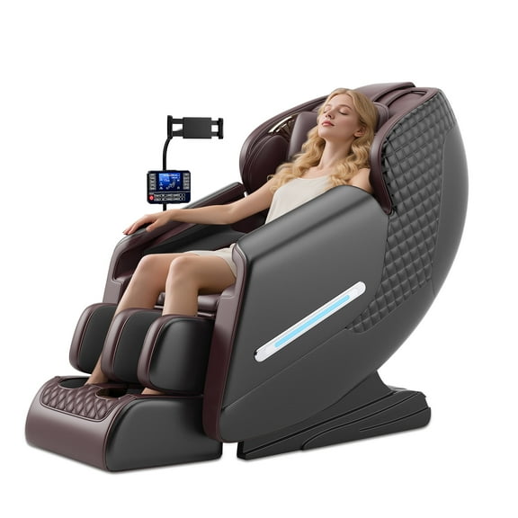 Massage Chair Full Body, 4D Zero Gravity Massage Chair Recliner with Heat, Shiatsu Massage Recliner Chair with 32 airbag, 5 Auto Modes, Foot Massage, Airbags, Bluetooth and Control Screen ﻿