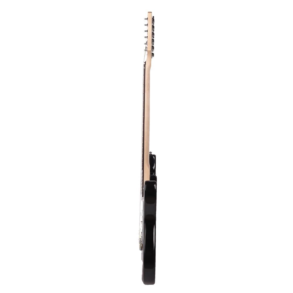 Glarry Rosewood Fingerboard 22 Frets Electric Guitar with Gig Bag, Strap, Pick