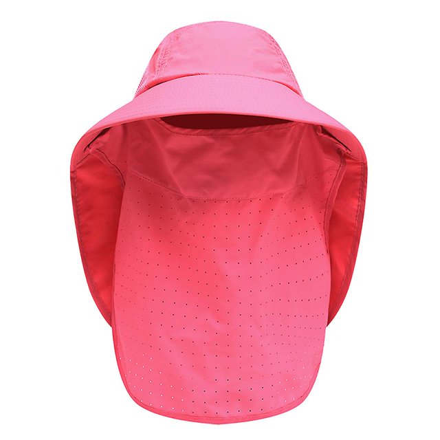 Bronze Snowman Protección solar UV al aire libre impermeable transpirable cara cuello solapa cubierta plegable sombrero para el sol para hombres mujeres