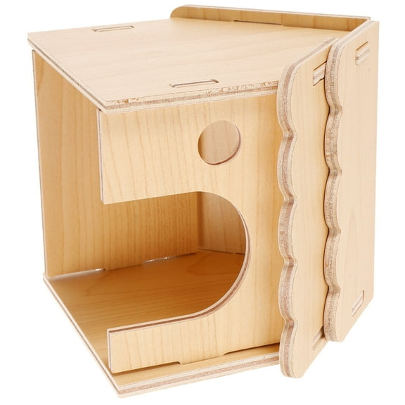 Milisten Hamster Furniture Wood for Small Animal Hideout 1Pcs