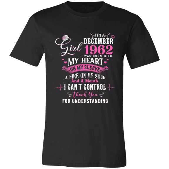 I'm December Girl 1962 64th Birthday Vintage 64 Years Old Bday Women T-Shirt