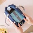 thumbnail image 3 of Cartoon Lunch bag Insulated Soft Box Mini Lunch Box with Front Pocket for Girls Boys Picnic, 3 of 4