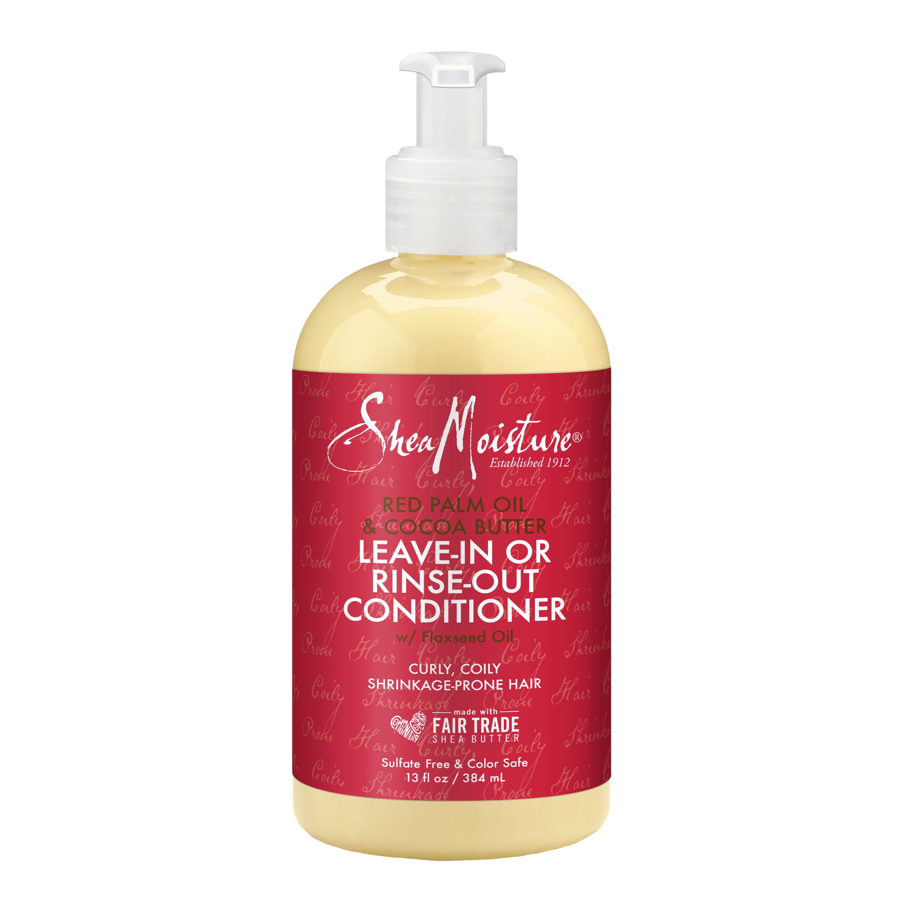 SheaMoisture Conditioner Red Palm Oil and Cocoa Butter for Curly with Flaxseed Oil 13 - Walmart.com
