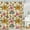 Muti, variant on Lindameler 70s Retro Shower Curtain Vintage Yellow Flower Bathroom Curtain Funky Mushroom Fabric Shower Curtain Set with 12 Hooks 72x72 Inches