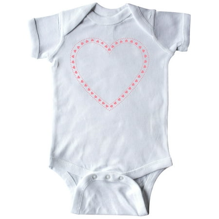 

Inktastic Valentine s Day Pink Love Heart Gift Baby Boy or Baby Girl Bodysuit