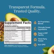 Prostara Prostate Support Supplement with Saw Palmetto, Beta-Sitosterol, Pygeum for Urinary Flow