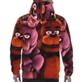 thumbnail image 6 of Lsque Five Nights At Freddy'S Pattern Casual Men's Hoodie,Hooded Sweatshirt with Kangaroo Pocket,Pullover Hoodie-4X-Large, 6 of 8