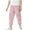 Pink, variant on Blue Children Boy Girl Work Wild Cargo Track Gym Brunch Jogger Going Out Trousers Pants for Child Slimming Tunic Thin Plain Long Cuff Leg Fall Summer 2026 Clothing 3 Years