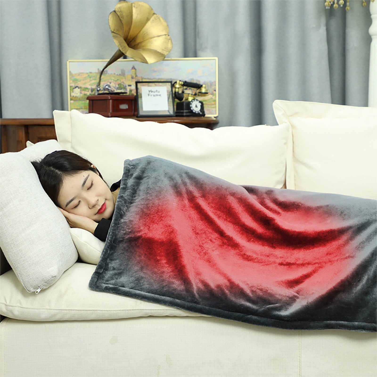 USB Electric Blankets Battery Operated Heated Blanket 59 X 31.5in
