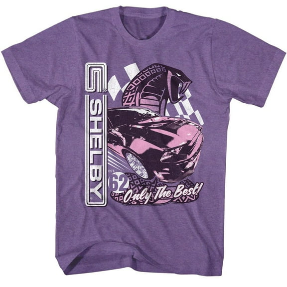 Carroll Shelby Only The Best Purple Heather T-Shirt