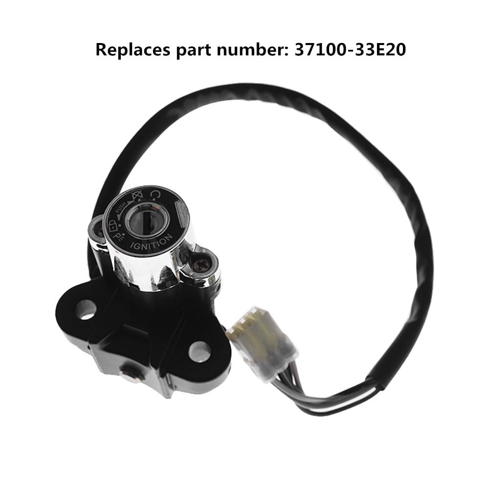 Bacar Motorcycle Switch W/Key for GSX650 2008-2011 / GSXR 750 2004-2015