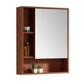 thumbnail image 1 of Fine Fixtures Surface Mount Bathroom Medicine Cabinet, Walnut., 1 of 4