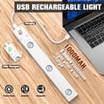 thumbnail image 4 of Under Cabinet Lights,Motion Sensor LED Lighting for Kitchen Bedroom Closet with Rechargeable Cable, 4 of 8