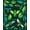 Green, Pattern 1, variant on Flatwoven High Traffic Area Rug, Elegant Vine Scroll Runner with Intertwined Leaf Motifs and Flowing Curves, Non Slip, Stain Resistant, Washable Area Rugs for Living Room, Bedroom(Green, 2X3)