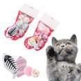 thumbnail image 3 of 6PCS Christmas Cat Toy Set Interactive Cat Chew Toy Cat Ball Toy Cat Plush Toy, 3 of 10