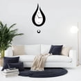 thumbnail image 2 of Wall Clock Modern Creative Water Drop Pendulum Clock With Pendulum, Silent Pendulum Clock Digital Wall Clock, 2 of 4
