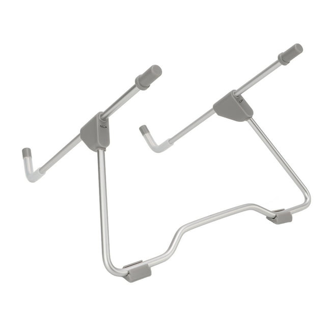 Foldable Tablet Stand, Heat Dissipation Tablet Stand Adjustable Foldable Damping Adjustment Aviation Aluminum For Tablet For Laptop Silver Gray